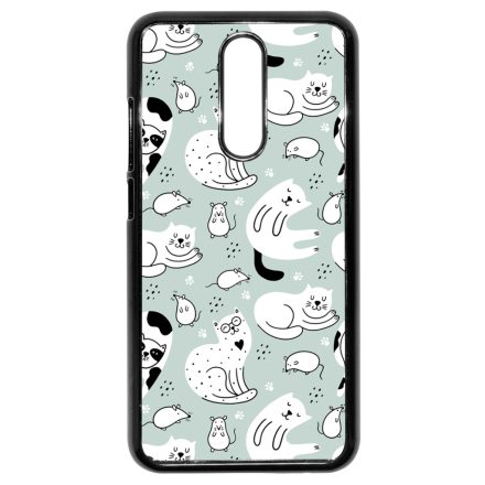 Tündéri macska-egér mintás Xiaomi Redmi 8 tok