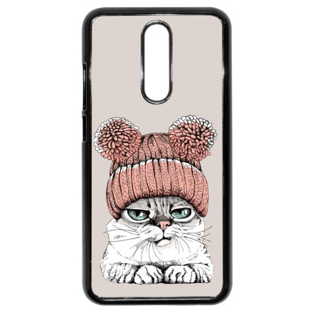 Cuki sapkás cica Xiaomi Redmi 8 tok
