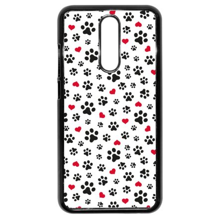Szívecskés kutya mancs mintás Xiaomi Redmi 8 tok