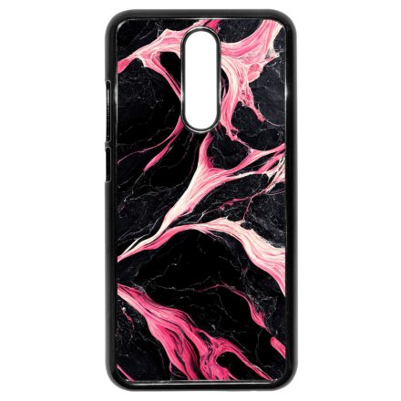 Gyönyörű fekete-pink márvány mintás Xiaomi Redmi 8 tok