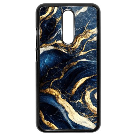 Gyönyörű kék és arany márvány mintás Xiaomi Redmi 8 tok