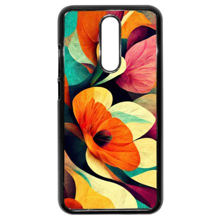 Absztrakt színes virágok Art Xiaomi Redmi 8 tok