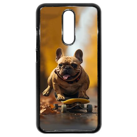 Francia bulldog gördeszkán Xiaomi Redmi 8 tok