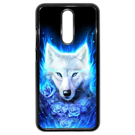 Farkas kék rózsával Xiaomi Redmi 8 tok