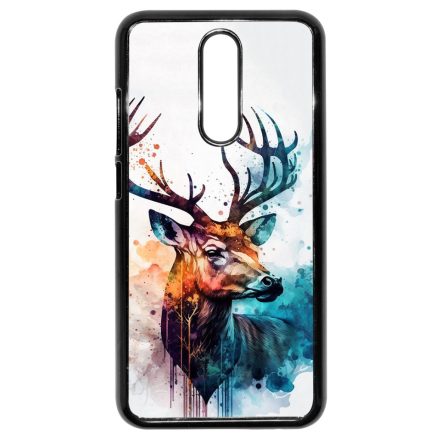 Watercolor szarvas portré Xiaomi Redmi 8 tok