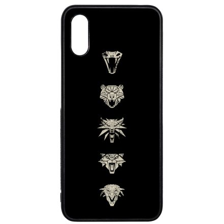 Witcher Schools wolf fehér farkas Xiaomi Redmi 9A / Redmi 9AT tok