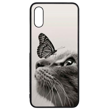 Cica és Pillangó - macskás Xiaomi Redmi 9A / Redmi 9AT tok