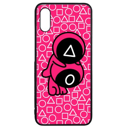 Squid Game roszaszin cuki katona mintas Xiaomi Redmi 9A / Redmi 9AT tok