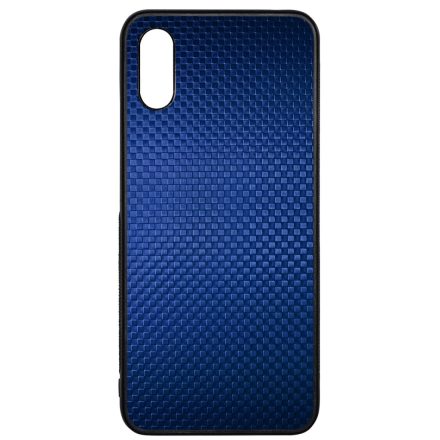 Gyönyörű kék karbon fiber mintás Xiaomi Redmi 9A / Redmi 9AT tok