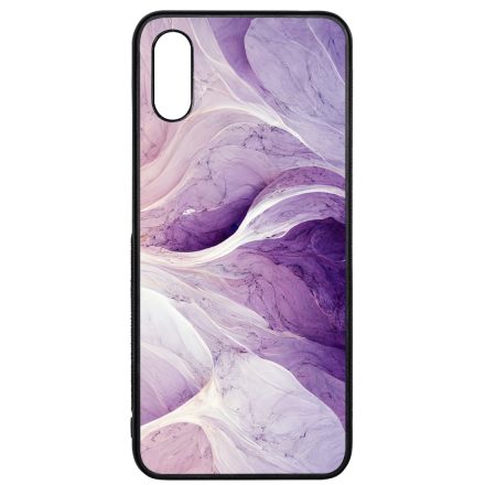 Absztrakt lila márvány mintás Xiaomi Redmi 9A / Redmi 9AT tok