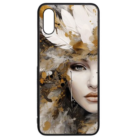 Szépséges aranyló nő Art Xiaomi Redmi 9A / Redmi 9AT tok