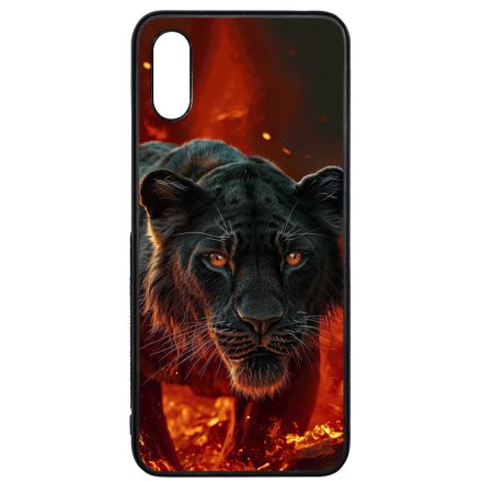 Fekete oroszlán Xiaomi Redmi 9A / Redmi 9AT tok