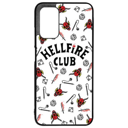 Hellfire Club - Fehér Mintás - Stranger Things Xiaomi Redmi 9T tok