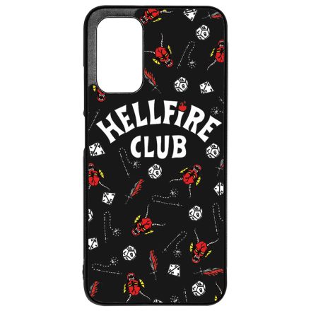 Hellfire Club - Fekete mintás - Stranger Things Xiaomi Redmi 9T tok
