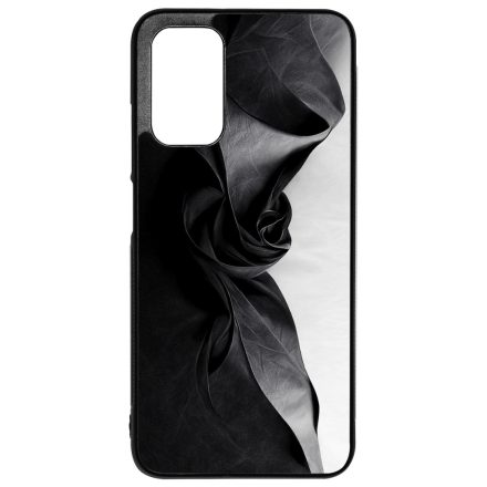 Szatén hatású fekete-fehér Art Xiaomi Redmi 9T tok