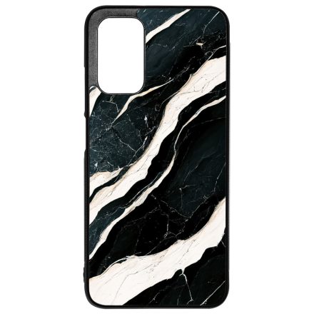 Trendi fekete-fehér márvány mintás Xiaomi Redmi 9T tok