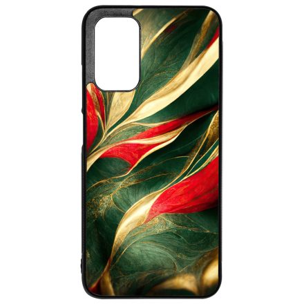 Magyaros piros-zöld márvány mintás Xiaomi Redmi 9T tok