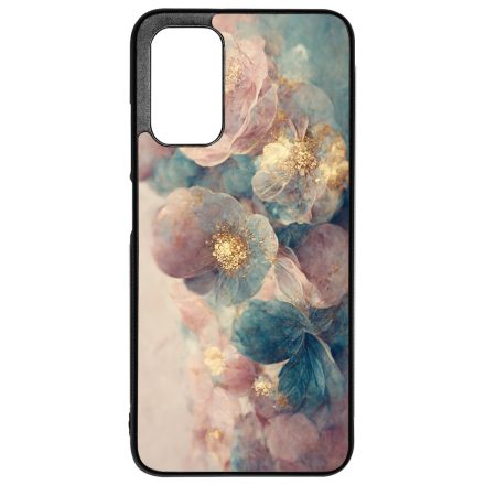 Pasztel rózsaszín és kék virágos Art Xiaomi Redmi 9T tok