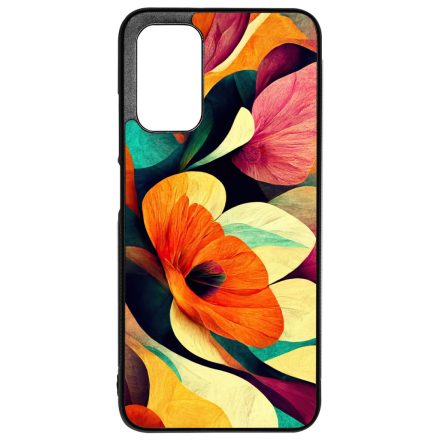 Absztrakt színes virágok Art Xiaomi Redmi 9T tok