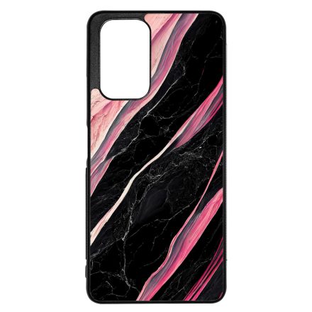 Luxury fekete-pink márvány mintás Xiaomi Redmi Note 11 tok