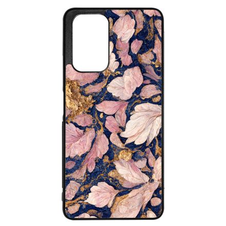 Gyönyörű rózsaszín aranyos virág Art Xiaomi Redmi Note 11 tok