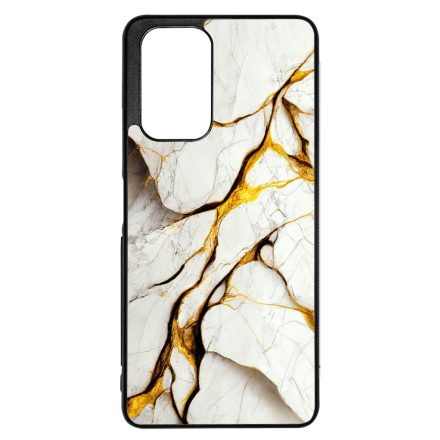 Luxury fehér és arany márvány mintás Xiaomi Redmi Note 11 tok