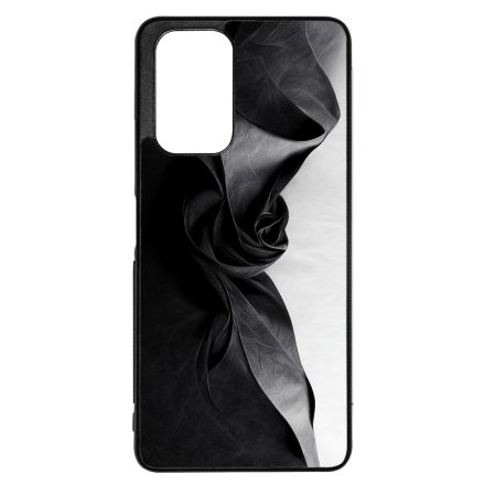 Szatén hatású fekete-fehér Art Xiaomi Redmi Note 11 tok