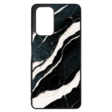 Trendi fekete-fehér márvány mintás Xiaomi Redmi Note 11 tok