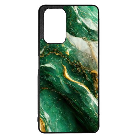 Smaragd zöld és arany márvány mintás  Xiaomi Redmi Note 11 tok
