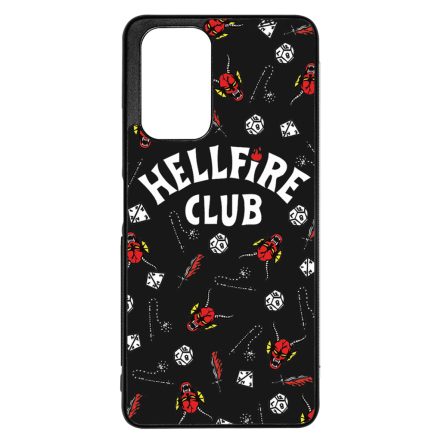 Hellfire Club - Fekete mintás - Stranger Things Xiaomi Redmi Note 12 Pro 5G tok