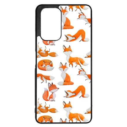 Rajzolt Róka mintás Xiaomi Redmi Note 12 Pro 5G tok
