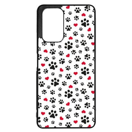 Szívecskés kutya mancs mintás Xiaomi Redmi Note 12s tok
