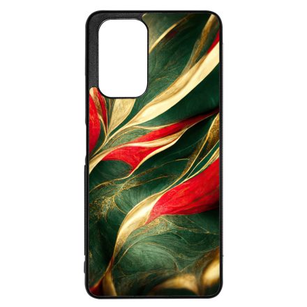 Magyaros piros-zöld márvány mintás Xiaomi Redmi Note 12s tok