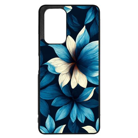 Szépséges kék virágos Art Xiaomi Redmi Note 12s tok